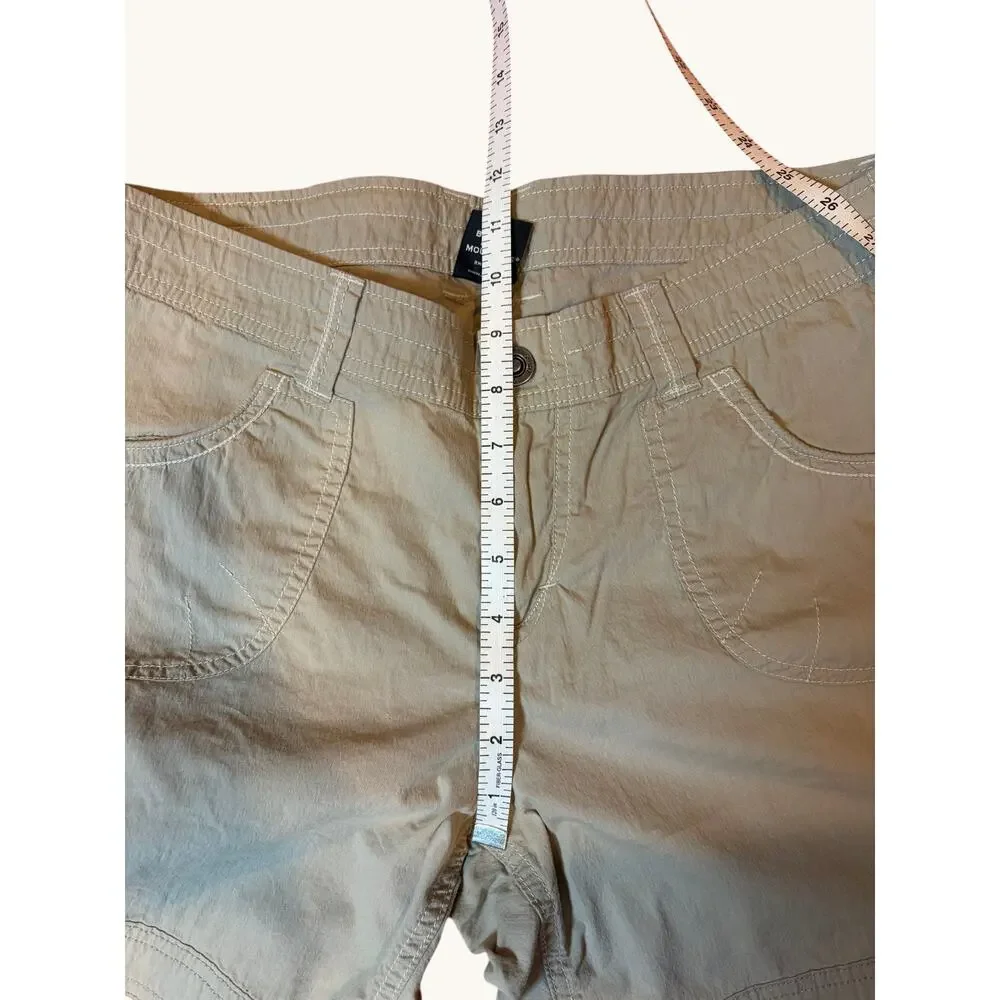 KUHL Women's Kontra Performance Hiking Shorts Size 10 Khaki Tan 6" Inseam - Picture 6 of 9
